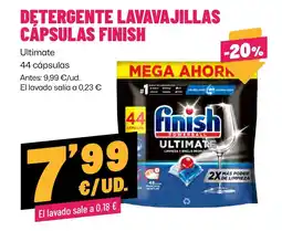 AhorraMas Finish cápsulas ultimate oferta