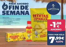 La Sirena Espinaler patatas rellenas aceitunas rellenas salsa de aperitivo oferta