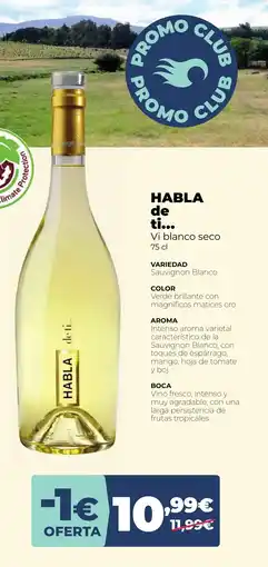 La Sirena Habla de ti vi blanco seco oferta