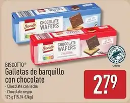 ALDI Biscotto - galletas de barquillo con chocolate oferta