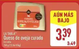 ALDI La tabla - queso de oveja curado oferta