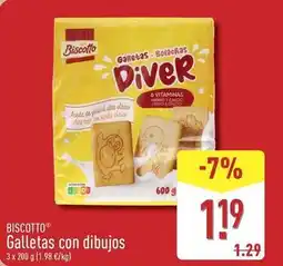 ALDI Biscotto - galletas con dibujo oferta