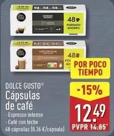 ALDI Dolce gusto - capsulas de cafe oferta