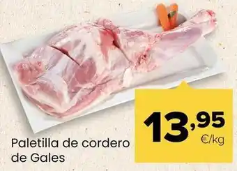 Paletilla de cordero de gales