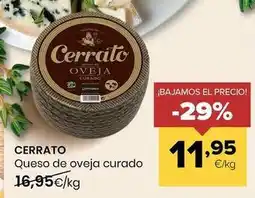Autoservicios Familia Cerrato - queso de oveja curado oferta