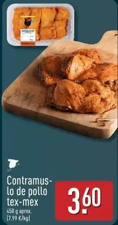 ALDI Contramuslo de pollo tex-mex oferta