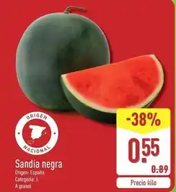 ALDI Sandía negra oferta