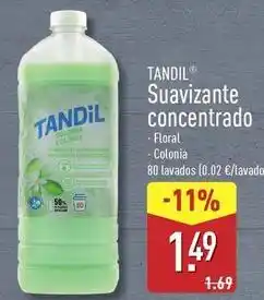ALDI Tandil - suavizante concentrado oferta