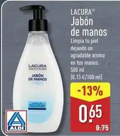 ALDI Lacura - jabon de manos oferta