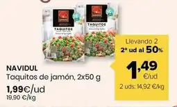 Autoservicios Familia Navidul - taquitos de jamon oferta