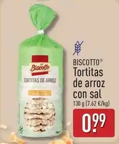 ALDI Biscotto - tortitas de arroz con sal oferta