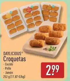 ALDI Daylicious - croquetas cocido oferta