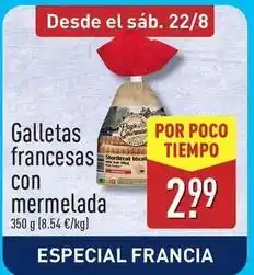 ALDI Pays gourmand - galletas francesas con mermelada oferta