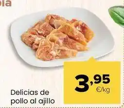 Autoservicios Familia Delicias de pollo al ajillo oferta