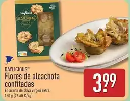ALDI Daylicious - flores de alcachofa confitadas oferta