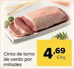 Autoservicios Familia Cinta de lomo de cerdo por mitades oferta