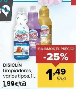 Autoservicios Familia Disiclin - limpiadores oferta