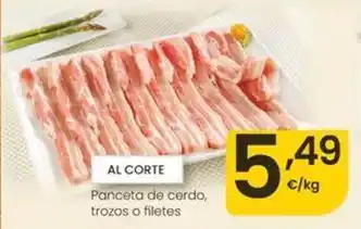 Panceta de cerdo trozos o filetes