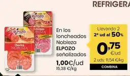 Autoservicios Familia Elpozo - loncheados nobleza oferta