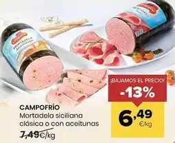 Autoservicios Familia Campofrío - mortadela siciliana clasica oferta