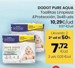Autoservicios Familia Dodot - pure aqua toallitas limpieza & protección oferta