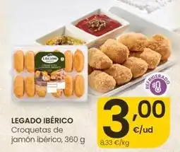 Eroski Legado ibérico - croquetas de jamón oferta