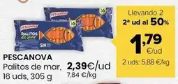 Autoservicios Familia Pescanova - palitos de mar oferta