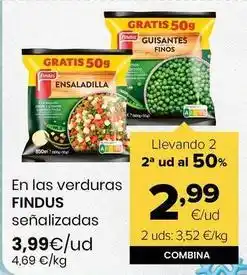 Autoservicios Familia Findus - verduras oferta