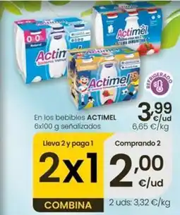 Eroski Actimel - bebibles oferta
