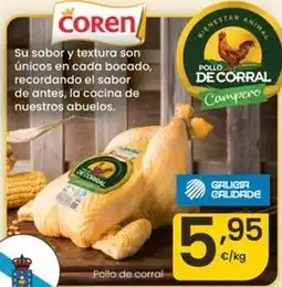 Eroski Coren - pollo de corral oferta