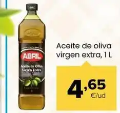 Autoservicios Familia Abril - aceite de oliva virgen extra oferta
