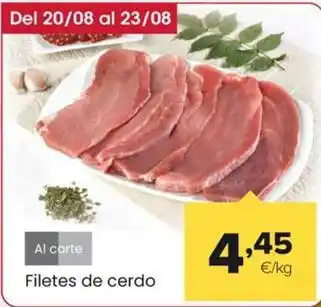 Filetes de cerdo