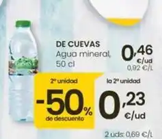 Eroski De cuevas - agua mineral oferta