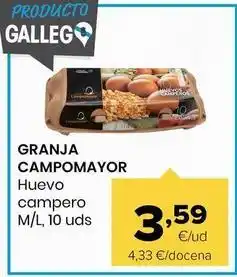 Autoservicios Familia Granja campomayor - huevo campero oferta
