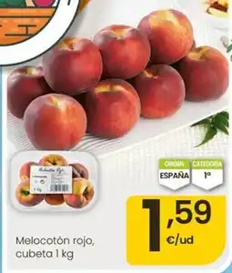 Eroski Melocoton rojo oferta