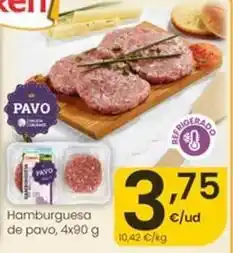 Eroski Coren - hamburguesa de pavo oferta