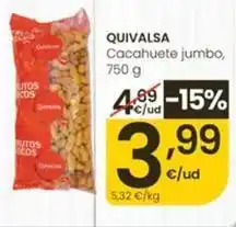 Eroski Quivalsa - cacahuete jumbo oferta