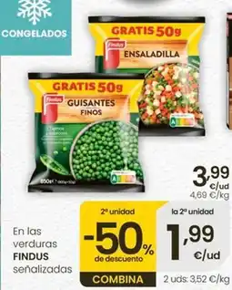 Eroski Findus - verduras oferta