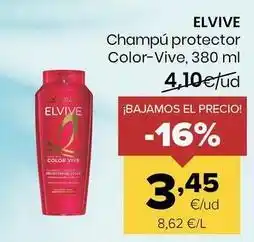 Autoservicios Familia Elvive - champú protector color-vive oferta
