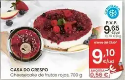 Eroski Casa do crespo - cheesecake de frutos rojos oferta