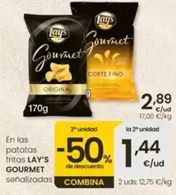 Eroski Lay's - en las patatas fritas gourment oferta