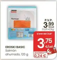 Eroski Eroski basic - salmon ahumado oferta