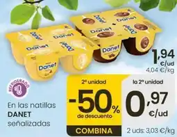 Eroski Danone - danet en las natillas oferta
