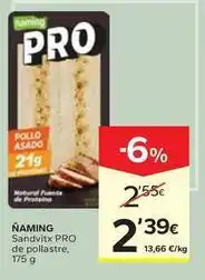 Caprabo Naming - sandvitx pro de pollastre oferta