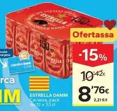 Caprabo Estrella damm - cervesa oferta