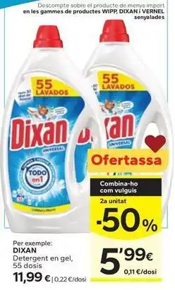 Caprabo Dixan - detergent en gel oferta