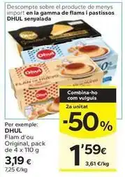 Caprabo Dhul - flam d'ou original oferta