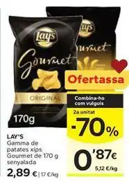 Caprabo Lay's - gamma de patates xips gourmet oferta