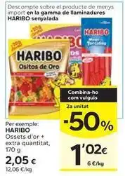 Caprabo Haribo - ossets d'or + extra guantiat oferta