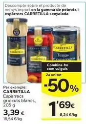 Caprabo Carretilla - esparrecs gruixuts blancs oferta